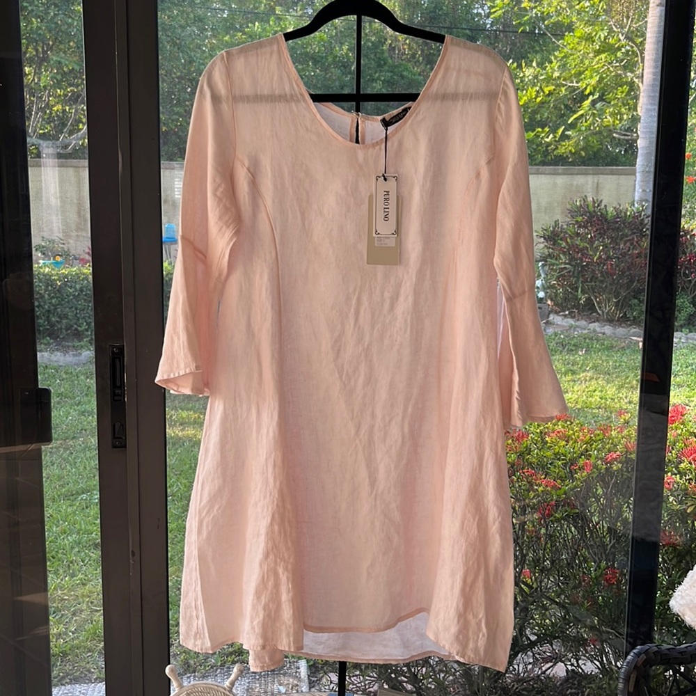 Lungo L’arno Italian linen dress size S